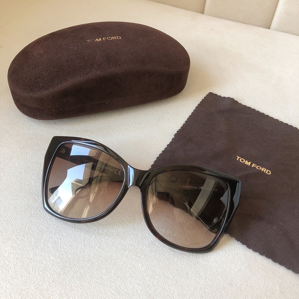 Tom Ford Carli oversized sunglasses